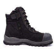 Waterproof Cowhide Steel-Toe Safety Shoes — Heavy-Duty Leather