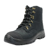 Breathable Nubuck Steel-Toe Safety Shoes — Lightweight All-Day Comfort