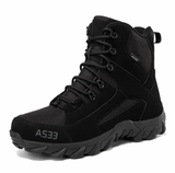 Heavy-Duty Tactical Steel-Toe Work Boots — Waterproof & Combat-Ready